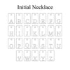 Initial Necklaces