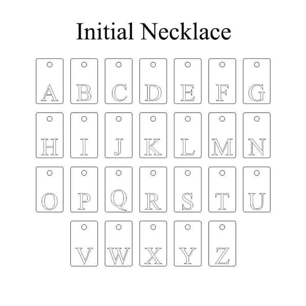 Initial Necklaces