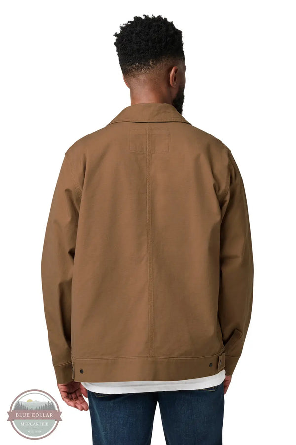 5.11 78058 Rosser Duck Long Sleeve Jacket in duck brown, rear