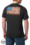 5.11 Tactical 76163 American Flag Short Sleeve T-Shirt 019 Black Back view