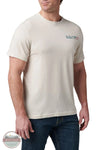 5.11 Tactical 76163 American Flag Short Sleeve T-Shirt 344 Sand Dune Front Side view