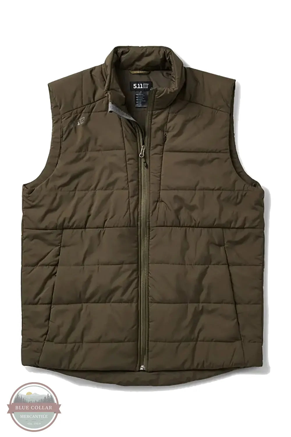5.11 Tactical 7750004 Explore Primaloft Vest in Ranger Green front view