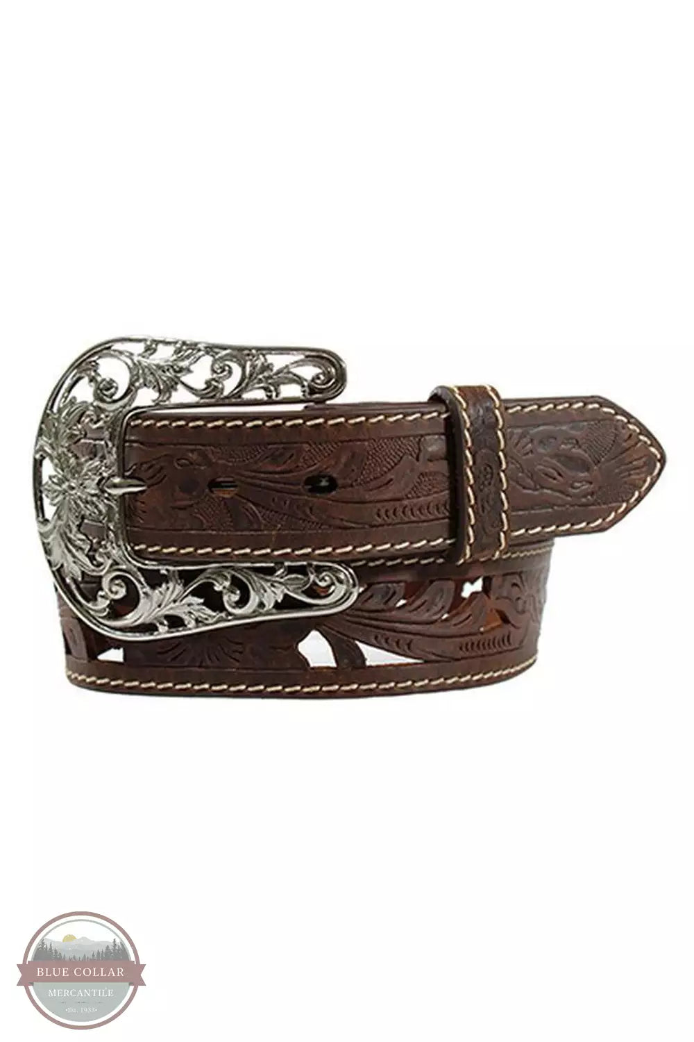 Angel Ranch D140004902 Floral Filigree Belt Front View