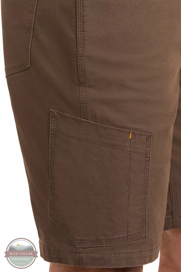 Ariat 10034623 Rebar DuraStretch Made Tough 10" Shorts in Wren Detail View