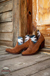 Ariat 10046970 Hazel Chimayo Western Bootie in Terracotta Roughout Life View