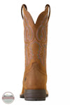 Ariat 10047043 Hybrid Ranchwork Western Boot in Distressed Tan Heel View