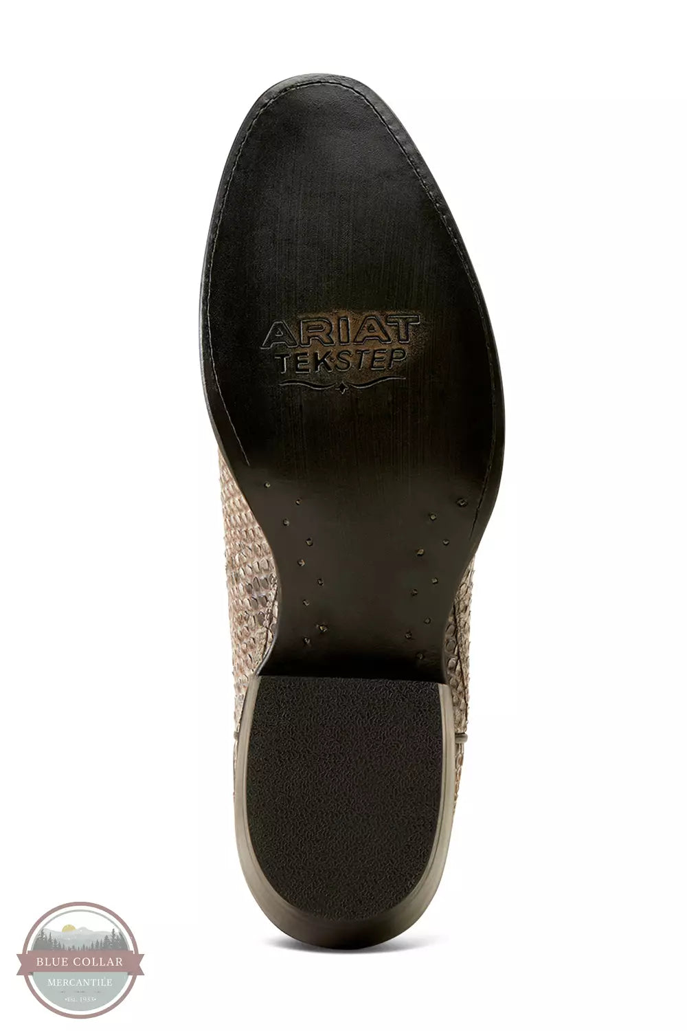 Ariat 10047082 Slick Cowboy Boot in Natural Python Sole View