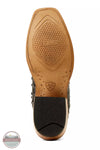 Ariat 10047083 Futurity Done Right Western Boot in Black Full Quill Ostrich Sole View