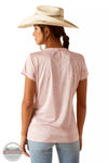 Ariat 10048819 Laguna Top in Pink Boa Back View
