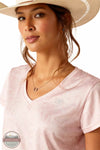 Ariat 10048819 Laguna Top in Pink Boa Detail View