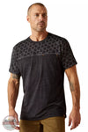 Ariat 10048976 Rebar Evolution Reflective Short Sleeve T-Shirt Front View