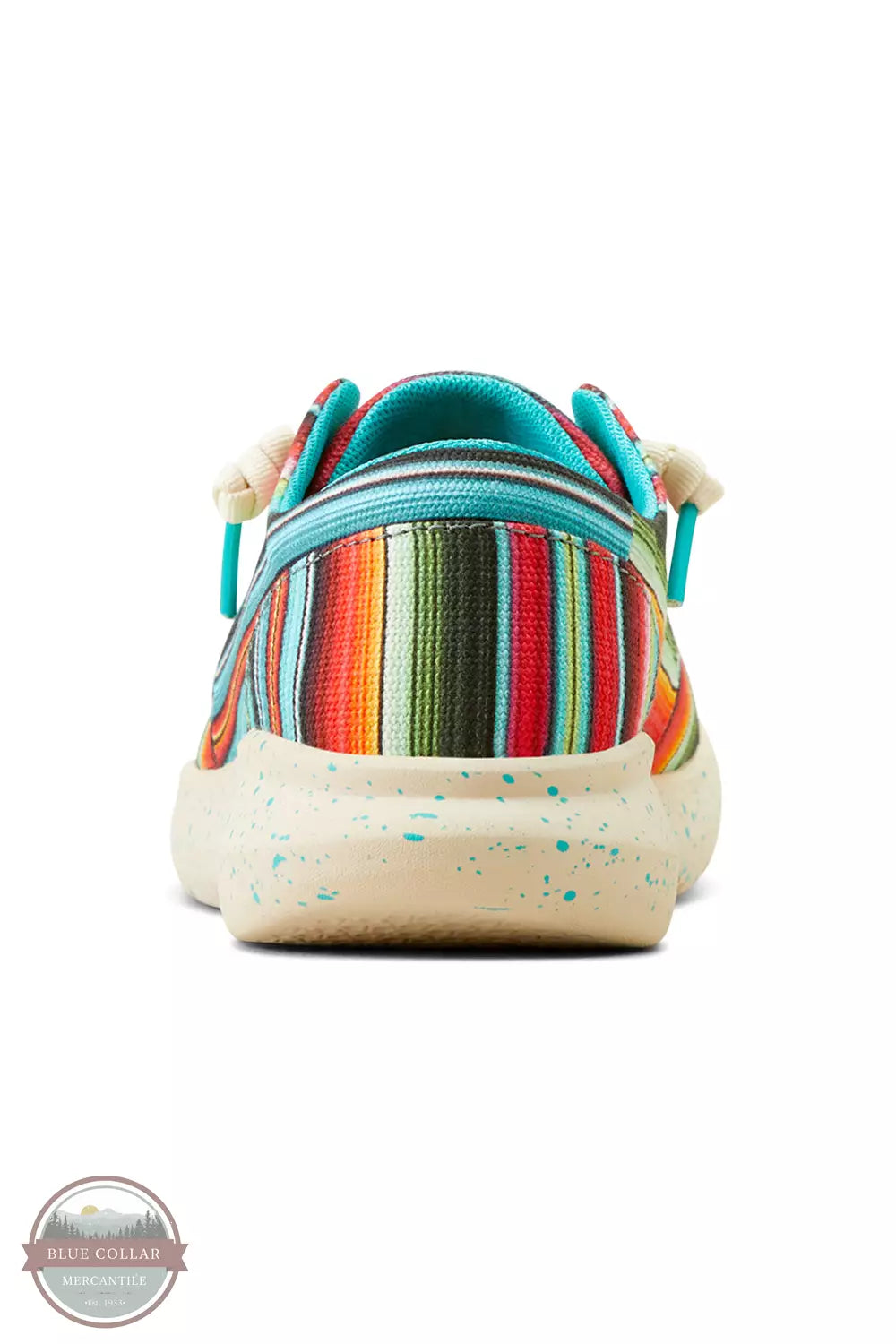 Ariat 10050923 Hilo Striking Serape Moccasins Heel View