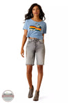 Ariat 10051442 Acres T-Shirt in Light Blue Heather Full View