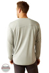 Ariat 10054428 Rebar Sunblocker Long Sleeve T-Shirt in Gray, rear