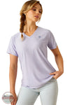 Ariat 10054489 Laguna Short Sleeve T-Shirt in Purple, front