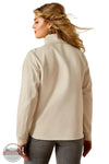 Ariat 10054496 Breeze Logo 1/2 Zip Sweatshirt in Cream, rear