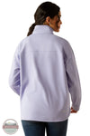 Ariat 10054498 Breeze Logo 1/2 Zip Sweatshirt in Lilac, rear