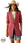 Ariat 10054557 Ella One Button Blazer in Pink, front