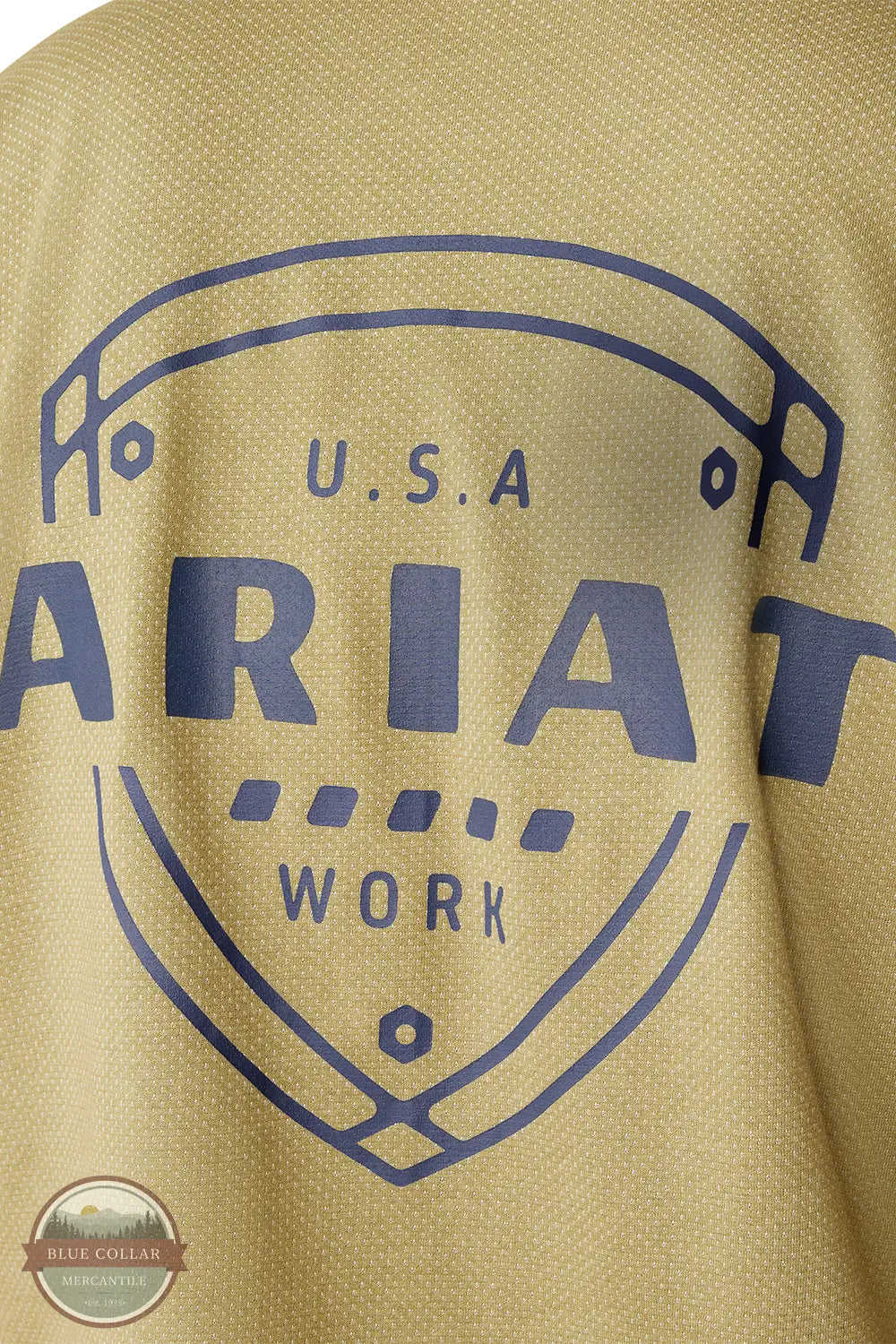 Ariat 10054589 Rebar Workman 360 Shield Short Sleeve T-Shirt in Green, design