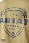 Ariat 10054589 Rebar Workman 360 Shield Short Sleeve T-Shirt in Green, design