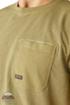 Ariat 10054589 Rebar Workman 360 Shield Short Sleeve T-Shirt in Green, pocket