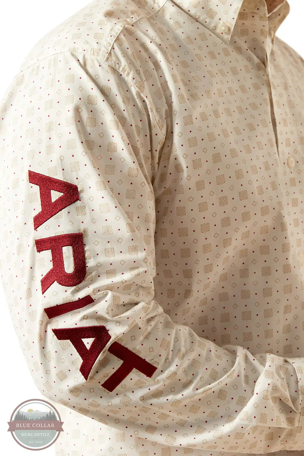 Ariat 10054639 Team King Classic Fit Long Sleeve Shirt, sleeve