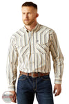 Ariat 10054659 Finnley Snap Stripe Long Sleeve Shirt, front