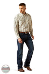 Ariat 10054659 Finnley Snap Stripe Long Sleeve Shirt, full model
