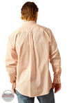 Ariat 10054688 Wrinkle Resistant Ashton Classic Fit Long Sleeve Shirt in Salmon, rear