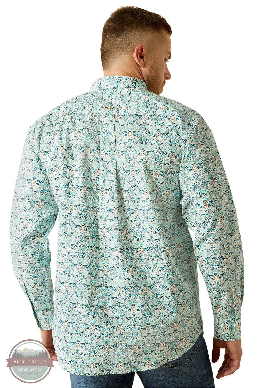 Ariat 10054696 Jerome Classic Fit Long Sleeve Shirt, rear