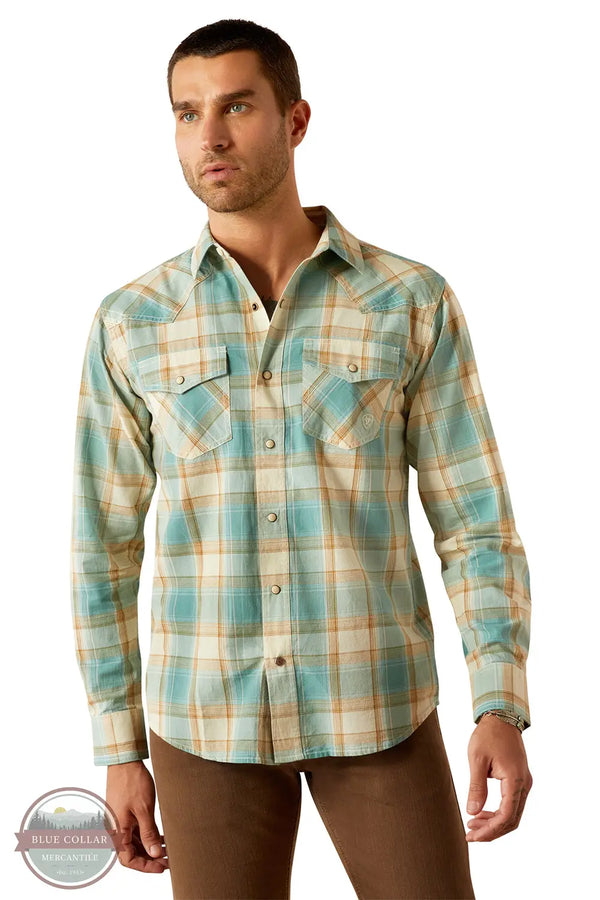 Ariat 10054709 Hardin Retro Snap Long Sleeve Shirt, front