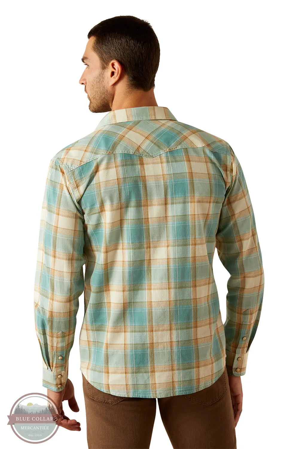 Ariat 10054709 Hardin Retro Snap Long Sleeve Shirt, rear