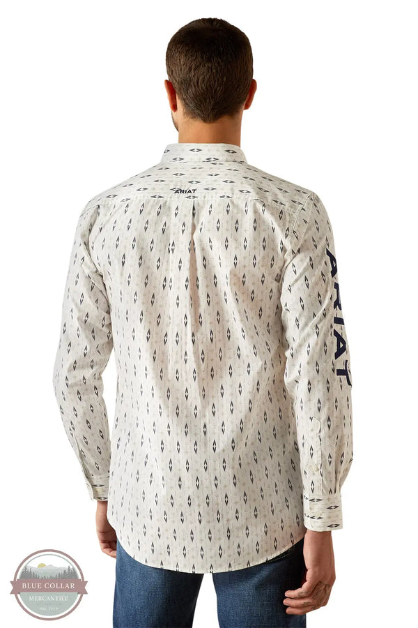 Ariat 10054728 Team Perkins Fitted Long Sleeve Shirt, rear