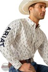 Ariat 10054728 Team Perkins Fitted Long Sleeve Shirt, sleeve