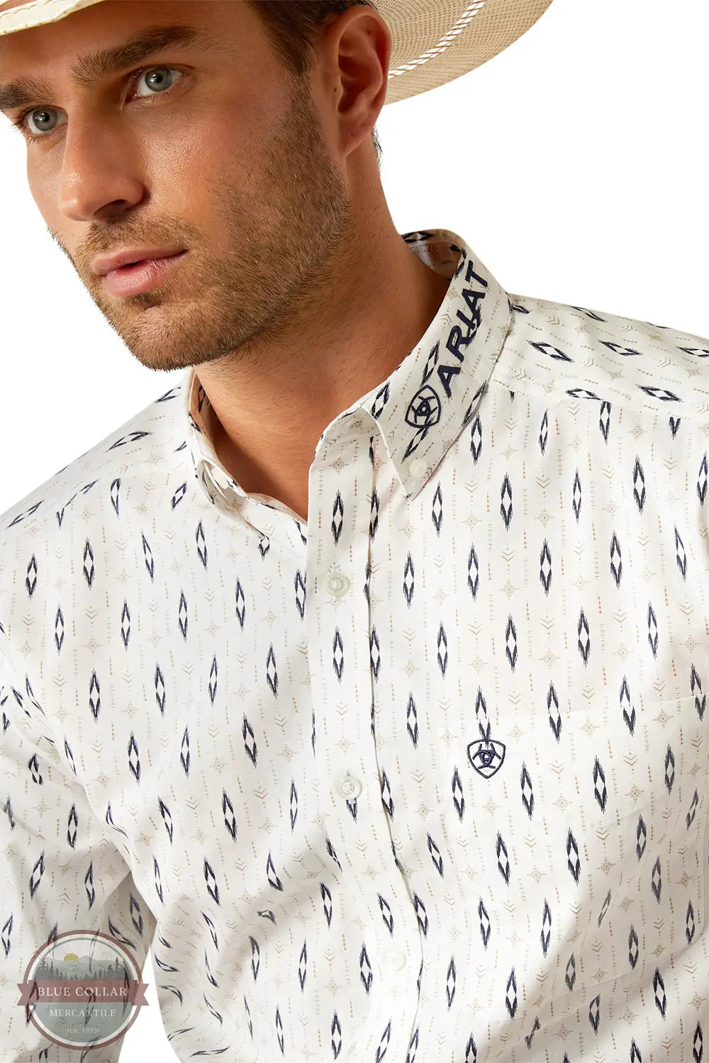 Ariat 10054728 Team Perkins Fitted Long Sleeve Shirt, zoom