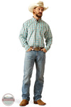 Ariat 10054738 Pro Series Johnathan Classic Fit Long Sleeve Shirt, model