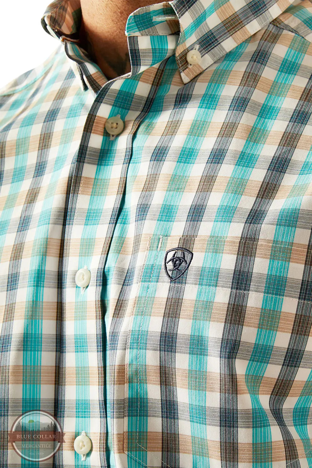 Ariat 10054738 Pro Series Johnathan Classic Fit Long Sleeve Shirt, zoom
