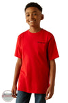 Ariat 10054749 Proud Farmer Short Sleeve T-Shirt in Red, front