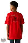 Ariat 10054749 Proud Farmer Short Sleeve T-Shirt in Red, rear