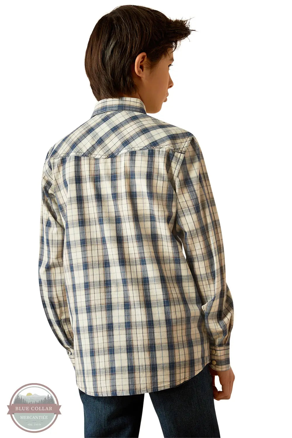 Ariat 10054798 Hampton Retro Fit Long Sleeve Shirt, rear