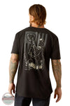 Ariat 10054842 Big Sky Freedom Short Sleeve T-Shirt in Black, rear