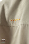 Rebar Made Tough 360 Airflow Short Sleeve Shirt 10054878 in Gray, rear fabric