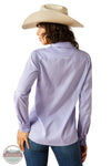 Ariat 10054892 Long Sleeve Kirby Pro Stripe Long Sleeve Shirt in Purple, rear