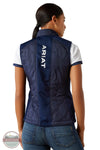 Ariat 10054963 Fusion Insulated Vest in Navy blue, rear