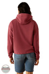 Ariat 10055029 Essential Cactus Logo Hoody in Pink, rear