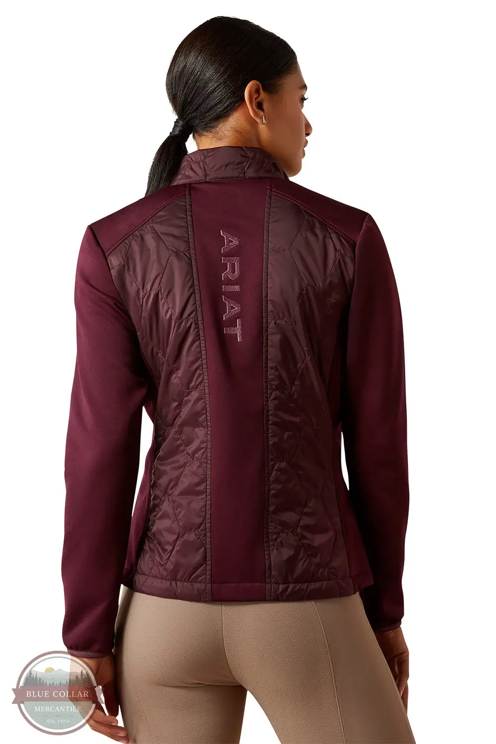 Ariat 10055099 Fusion Insulated Jacket in Maroon, rear