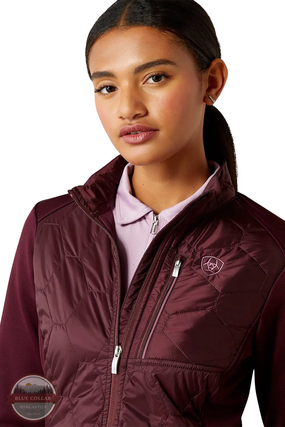 Ariat 10055099 Fusion Insulated Jacket in Maroon, zoom