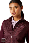 Ariat 10055099 Fusion Insulated Jacket in Maroon, zoom