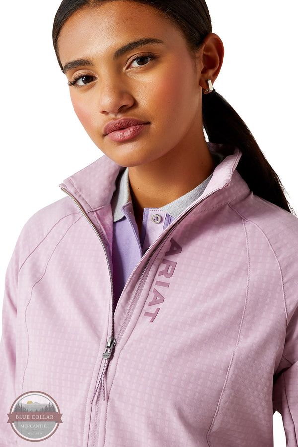Ariat 10054990 Versa Full Zip Jacket in Lilac, zoom