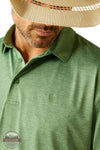 Ariat 10055125 Charger 2.0 Polo Short Sleeve Shirt in Green, zoom